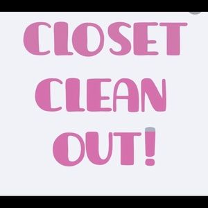 Closet clean out!! Ready to move these clothes